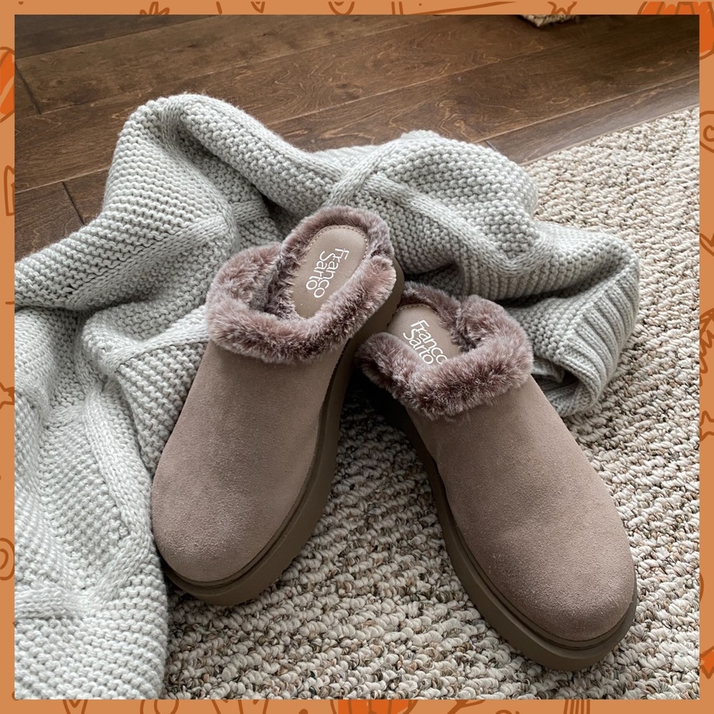 FRANCO SARTO BRUSHED SLIPPER